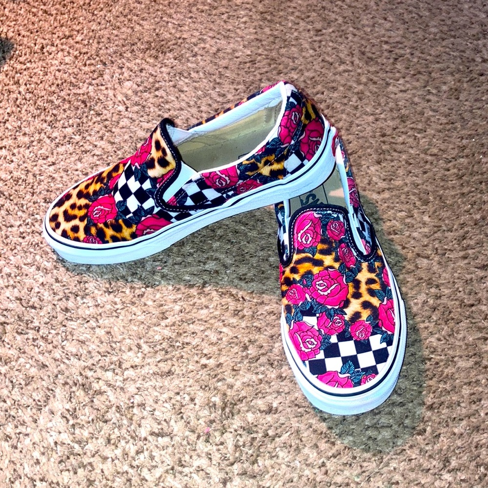 VANS Slip on Rose/Animal print